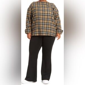 Lillian Button Shoulder Top Yellow multi / 18